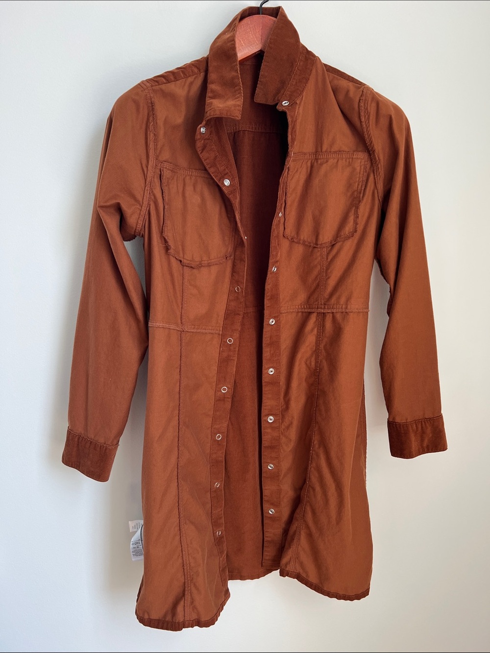 GAP | Corduroy Western Sierra Brown #516748-00 Shirt Dress Size M - Picture 6 of 15